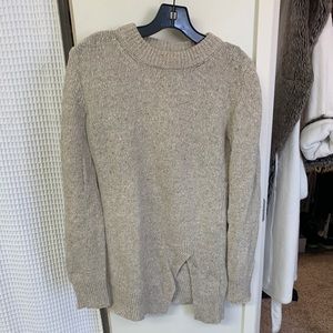 Zara Italian Yarn asymmetrical Sweater